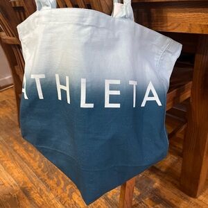 Athleta Ombre Blue Tote Bag